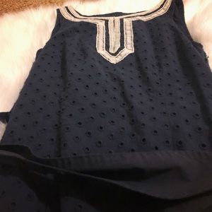 Tory burch navy dress